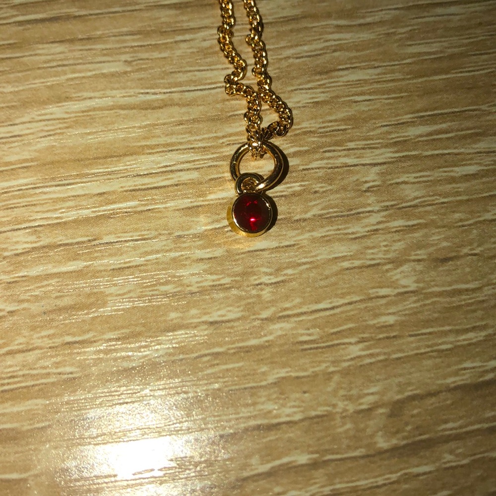 Necklace with a Ruby - Picture 2 of 2